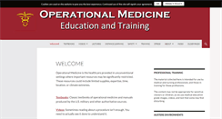 Desktop Screenshot of operationalmedicine.org